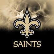 New Orleans Saints NFL On Fire Towel